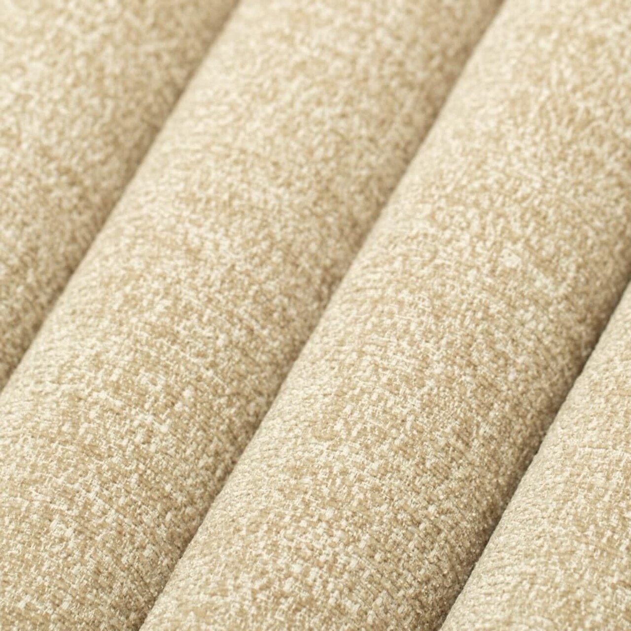 Natural Chenille Textured Upholstery Fabric by The Yard - SKU: Maria Fawn